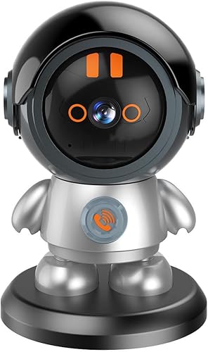 Robot cámara de seguridad WiFi Cámara IP 3MP Llamada de un clic Cámara de vigilancia Pan 355 ° Inclinación 60 ° Visión nocturna Detección de