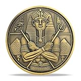 TOYTOSMPL Anubis and Ancient Egyptian Religious Coin Gift Set | Inspirational Medallion | Faith-Based Gifts for Spiritual Encouragement for Men & Women