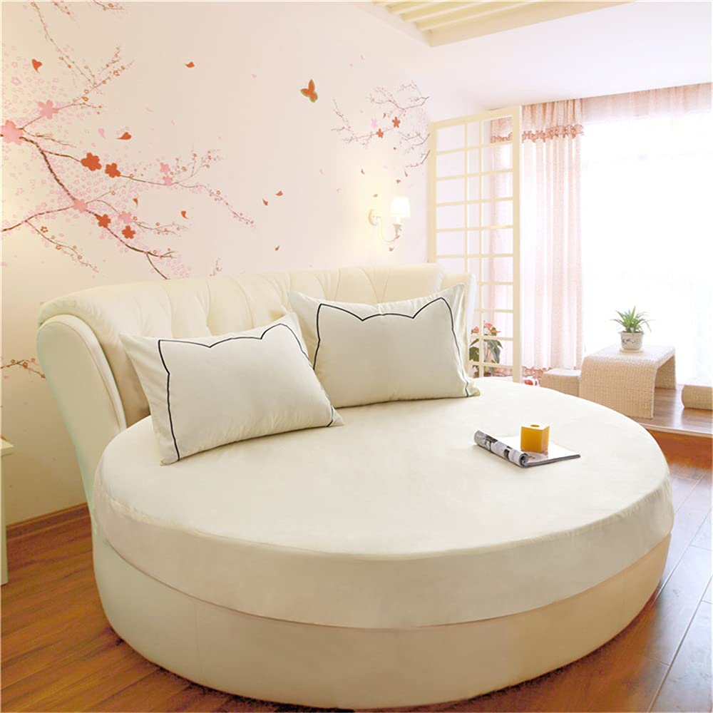 Sábana Bajera Fansu - Algodón Ajustable, 220 Cm, Blanco, Bolsillo Profundo