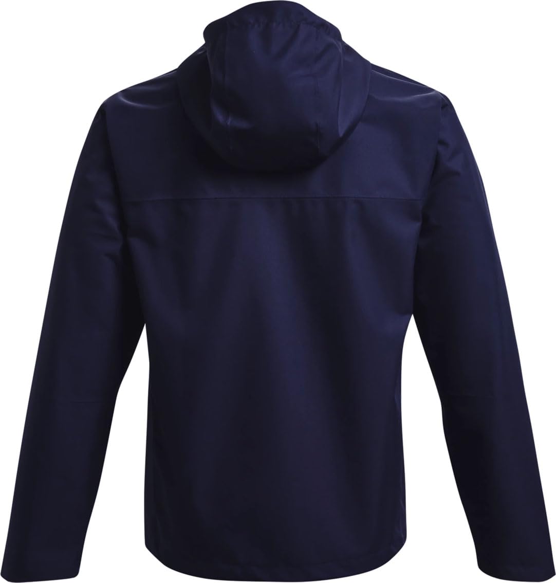 Under Armour Mens UA Stormproof Lined Rain Jacket - Waterproof and Breathable XLT