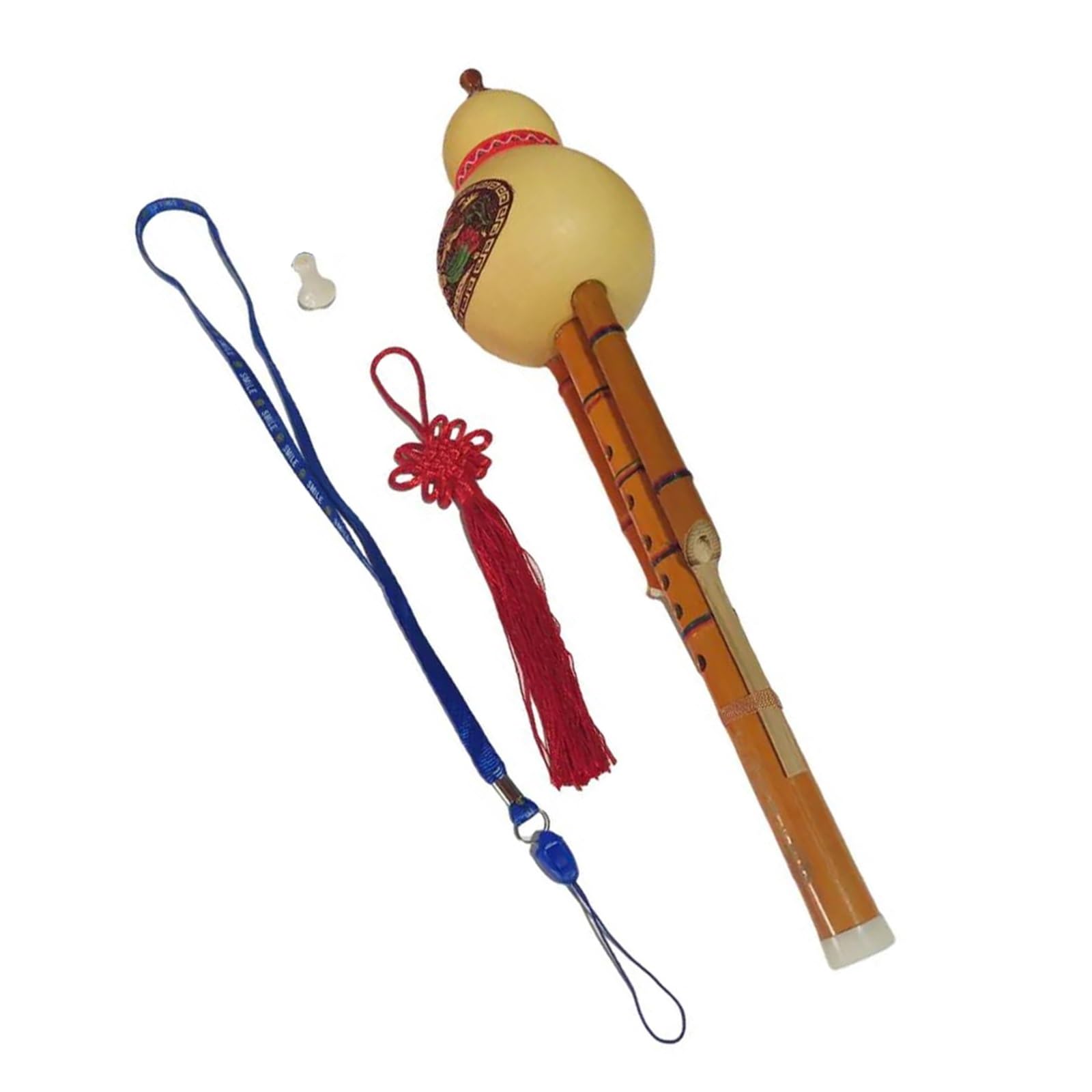 Instrument De Musique Hulusi Hulusi Flûte Cucurbit Flûte Bambou C Clé Hulusi Avec Étui Pour Mélomane Débutant