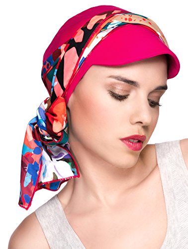 Preisvergleich Produktbild NJ Creation Kreuzfahrt Cap Fuchsia / Druckt Mehrfarbig