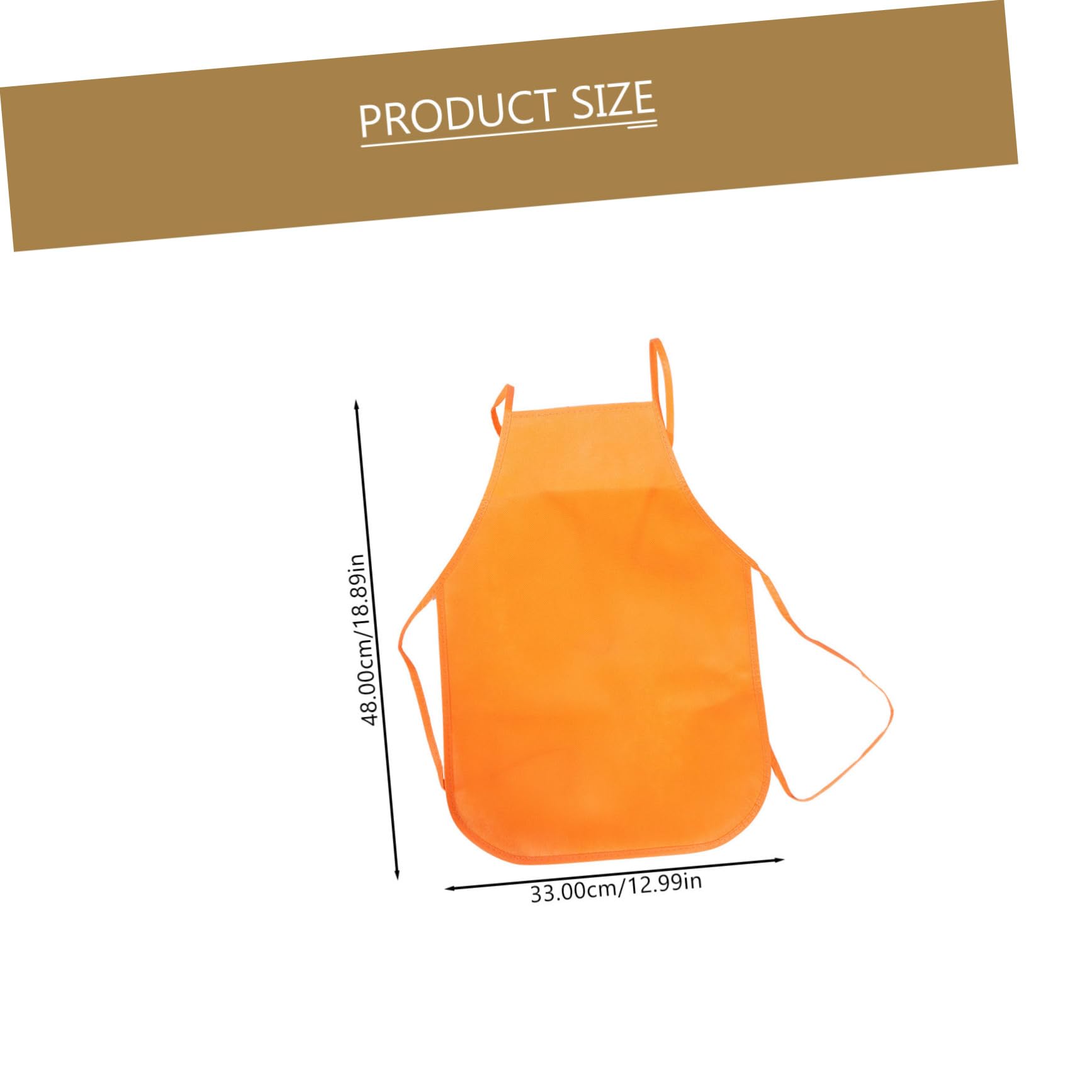 Malerschürze für Kinder aus Vliesstoff 24 Stück 33x48 Cm | Einweg Künstlerschürzen, Leicht zu Reinigen, Lange Taillenbänder, für Malen und Kochen