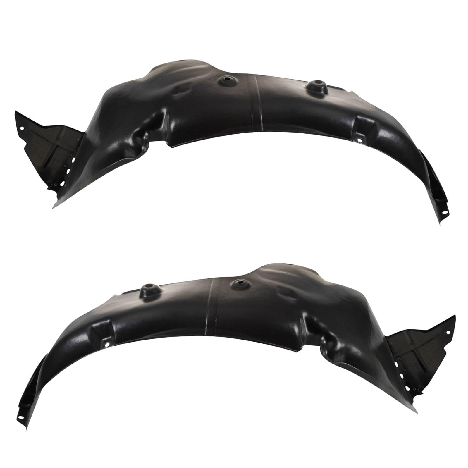 TRQ Front Inner Fender Liner Set | For 2013-2015 Hyundai Veloster HY1248160 HY1249160