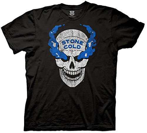 WWE Stone Cold Steve Austin 3:16 Skull Mens Black T-Shirt (X-Large)