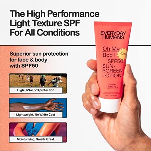 EVERYDAY-HUMANS-Oh-My-Bod-SPF-50-Ultra-Light-Face-Body-Sunscreen-Lotion-34oz-Doesnt-Sting-Eyes-Sport-Sunblock-for-Face-Body-Sweat-Water-Resistant-80-Min-Oxybenzone-Octinoxate-Free-Travel-Sunscreen-SPF