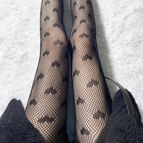 Image of Women Sexy Fishnet Stockings Lace Stockings Black Fish Net Tights Pantyhose Sexy Fishnet Tights (Standard, Black 4)