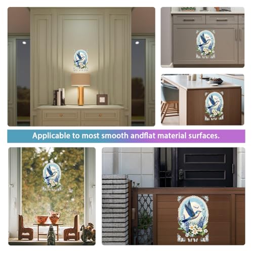 Calcomanías flores adhesivos autoadhesivos UV para renovar muebles sin pintar 6