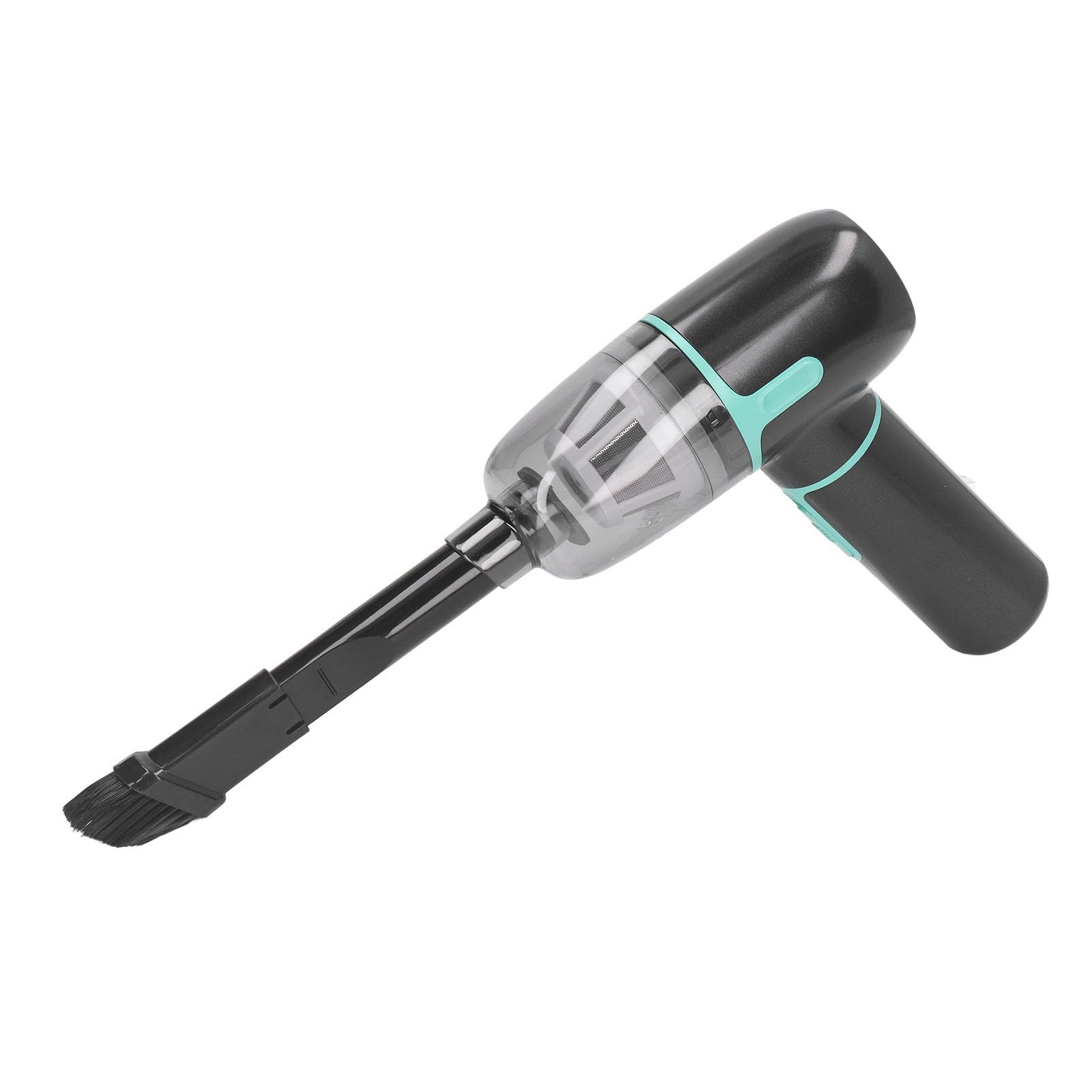 Aspiradora de Mano, Aspiradora de Mano Inalámbrica 90W 18500Pa 3 Engranajes con Filtro HEPA Luz LED, Plumero de Aire de PC ABS para Limpieza de Coche, Hogar y Oficina