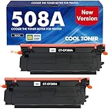 508X 508A - Cartuccia toner nero ad alta resa, compatibile con HP 508A, 508X, M553, CF360X, CF360A, per stampanti Color LaserJet Enterprise M553, M552, MFP M577, M553dh, M553dn, M553n, M553x