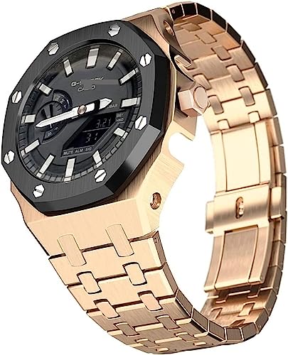 Boîtier en acier 316L pour GA2100 avec bracelet luxe