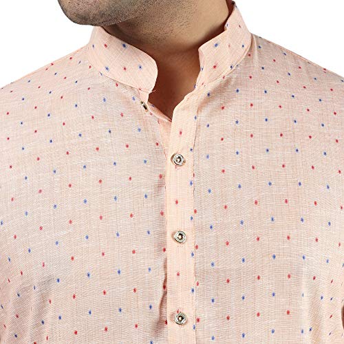Image of Uri and MacKenzie Mens Cotton Woven Casual Kurta Pajama set