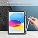 Fintie Case for iPad (A16) 11th Generation 11 Inch (2025), iPad 10th Generation 10.9 Inch - [Tuatara Magic Ring] 360 Degree Rotating Stand Shockproof Rugged Cover with Screen Protector, Black
