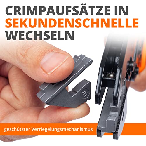 Aderendhülsenzange Wirefy 5-teiliges Crimpzange Set für Kabelschuhe