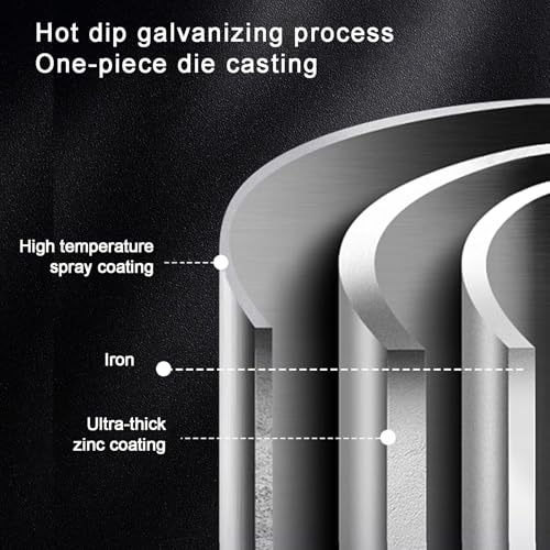 Support de climatiseur au sol robuste en acier galvanisé de 220 kg