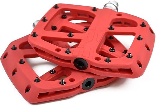 e*thirteen Components Composite Base Flat Pedals for MTB, Mountain Bike, BMX, eBike, eMTB