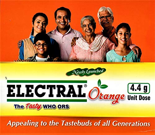 Image of Electral FDC ORS Orange - Pack of 50 Sachets x 4.40 g