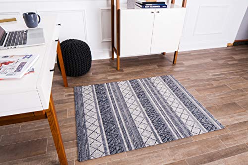 Anji Mountain Rug'd Collection Chair Mat For all Surfaces including Plush Carpets, 36 x 48-Inch, Alesund - Thumbnail 2