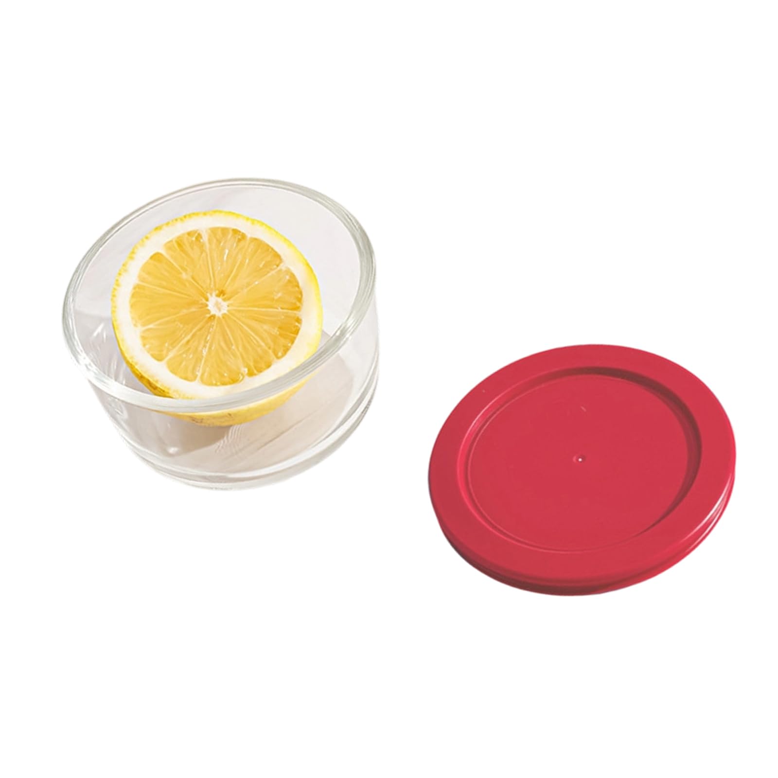 CAZSTYK Leak Glass Bowl Microwave and Freezer Safe Clear Stackable Sturdy for Home Storage Food Storage Bowl with Lid