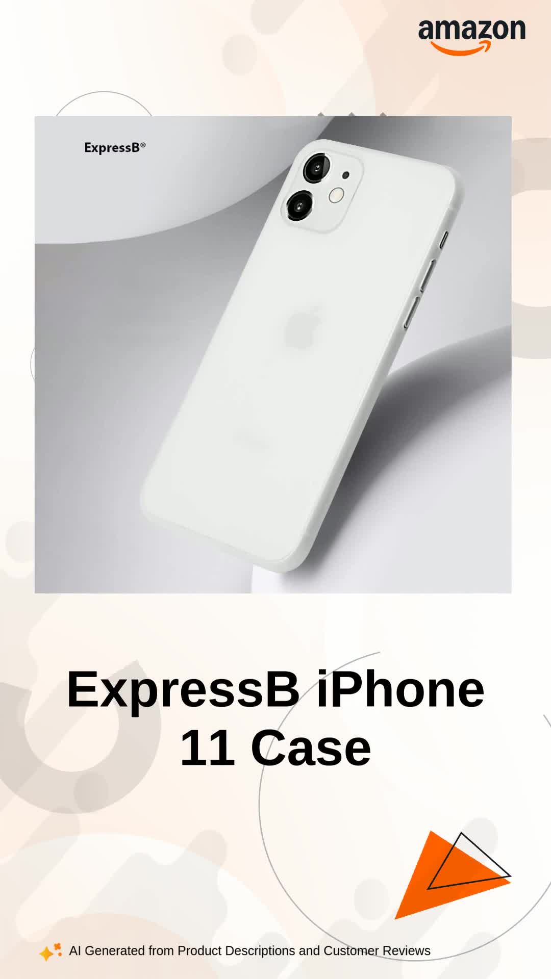 ExpressB for iPhone 11 Back Cover Case|Ultra-Thin Hard Cover [0.35
