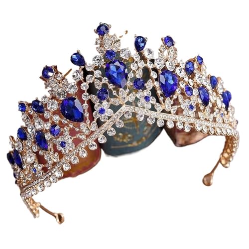 Luxurious European Green Crystal Tiara for Women - Vintage Black