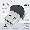Oavie Mini USB Microphone, Plug and Play USB 2.0 Mic for PC Laptop and Desktop Computer, Portable Omnidirectional Voice Dictation Microphone for Video Conferences and Online Meetings #1