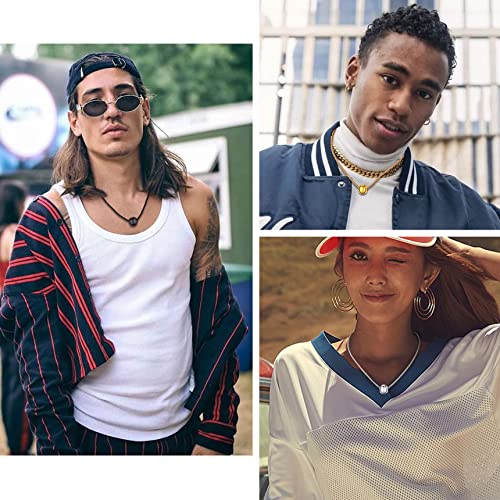 Stainless Steel Baseball Pendant Charm Ball Sport Necklaces for Men Stainless Steel Softball Pendant Chain Mens Sports Jewelry for Baseball Sprots