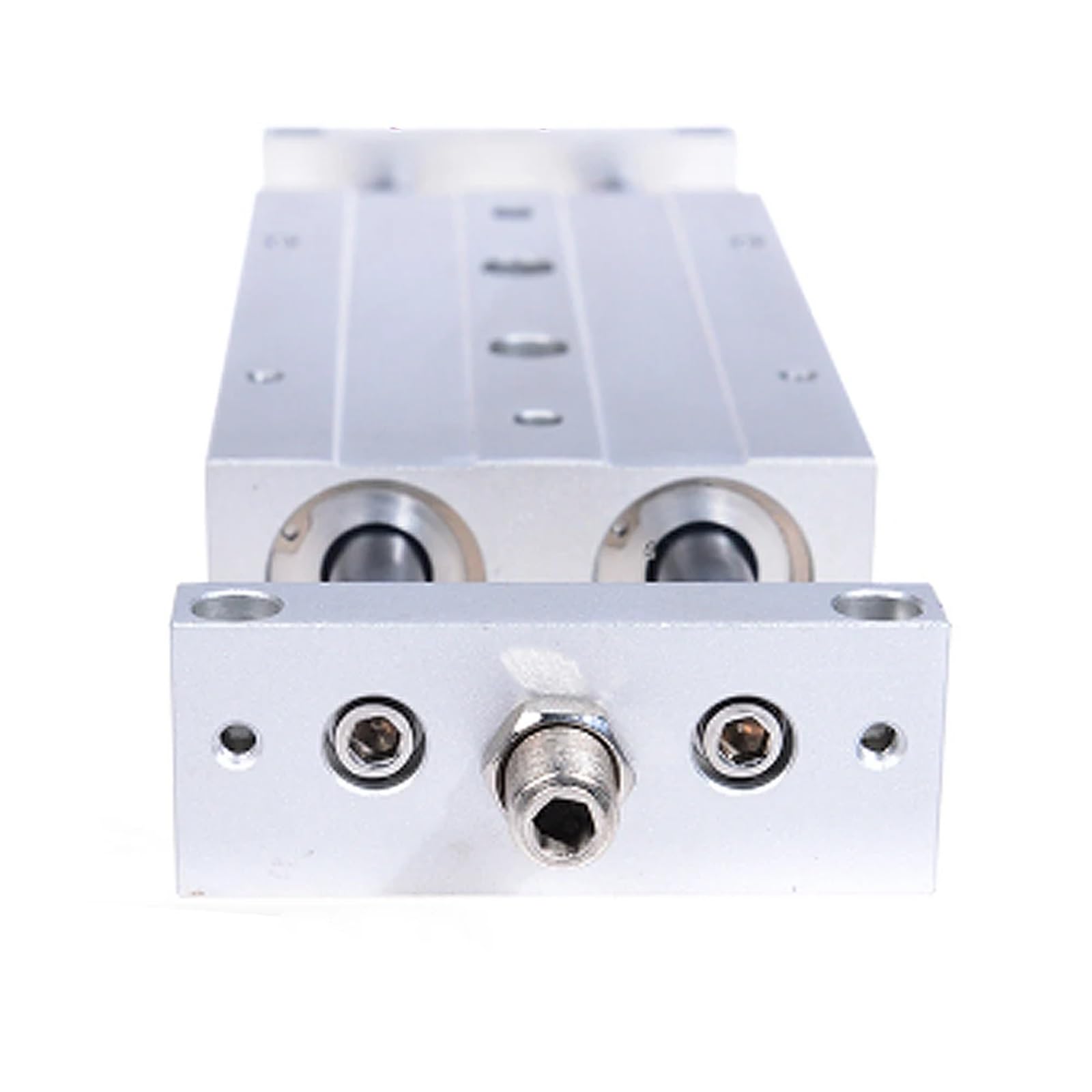 BIVOO Cilindro neumático de Doble Efecto Serie STMB25-175, Varilla de pistón Doble, lengüeta Deslizante, actuador de Aire, diámetro de 25mm, Carrera 175