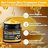 Lustrchron 2PCS Bee Venom Skin Cream, Natural Ingredients Non-Irritating Bee Venom Cream, Wrinkle Lift & Firming, Reduces Blemishes, For Face & Full Body, 2 * 60g