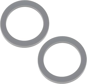 OTOTEC 2Pcs Dishwasher Rinse Aid Rubber Gasket 41x31x4 mm 00166625 Compatible with Bosch Compatible with Siemens