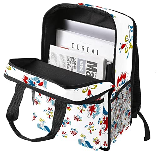 Sac à dos pour garçons hipster grand compartiment texture marbre - 3