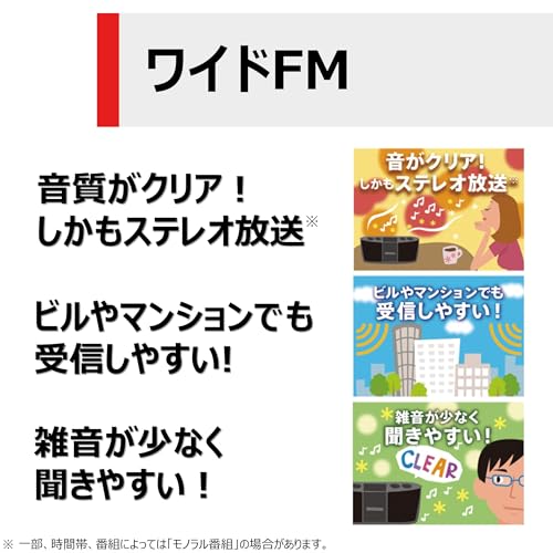 東芝(TOSHIBA) ワイドFM/AMポケットラジオTOSHIBA TY-SPR4-W の商品画像 3