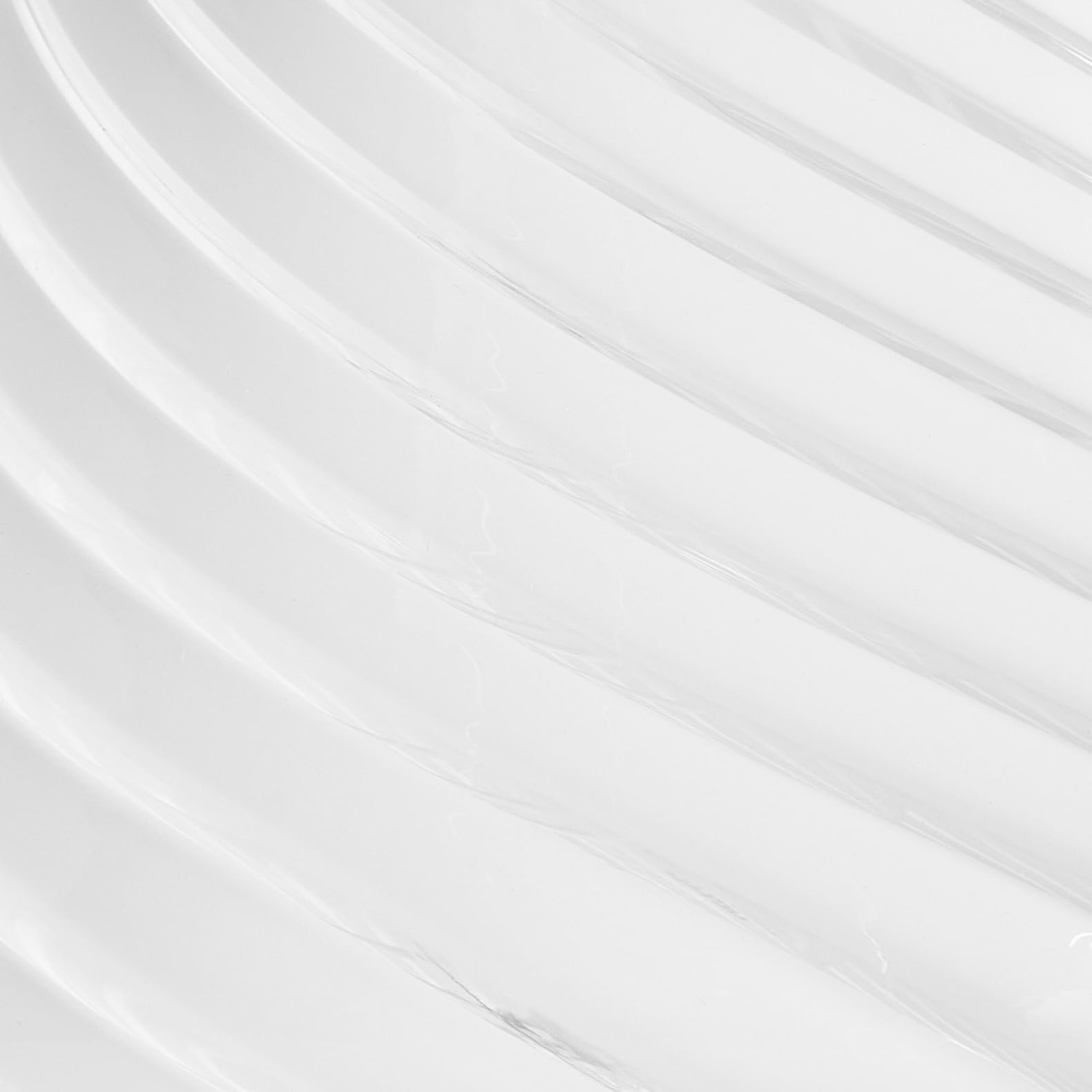 Beliani Lampada da tavolo da lettura in vetro bianco