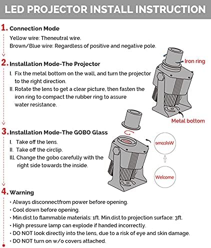 QOMOLANGMA 40W LED GOBO Projector - Image 6