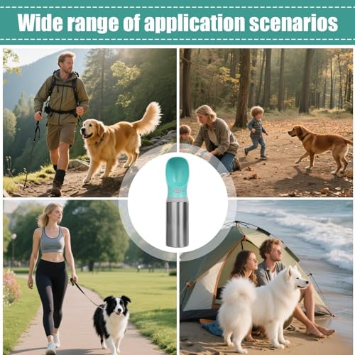 Bouteille d'eau pour chien portable et anti-fuite de 400 ml - 6