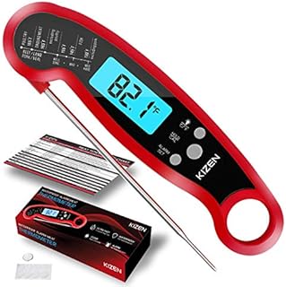 ConCase Digital Meat Thermometer Waterproof Fast Instant Read Foldable Kitchen Tool for BBQ