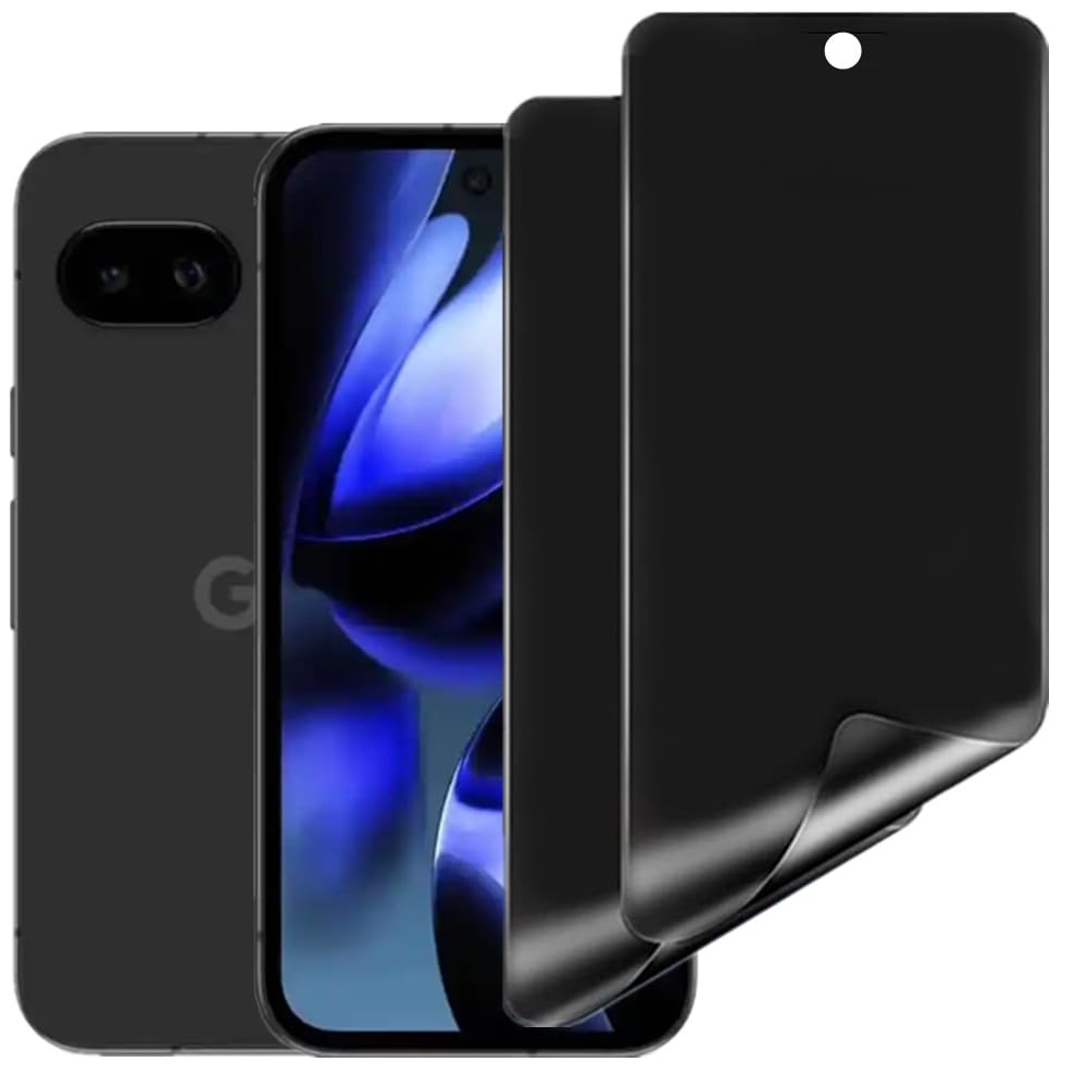 【アンチグレア&覗き見防止】【2枚セット】Google Pixel 9a 覗き見防止 フィルム さらさら グーグル ピクセル 9a専用 アンチグレア フィルム 非ガラス 指紋認証が可能 TPU素材 反射防止 浮き防止 指紋防止 キズ修復 サラサラ タッチ感