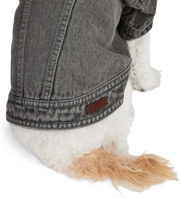 Reddy by Petco Denim Jacket for Dogs Grey Small