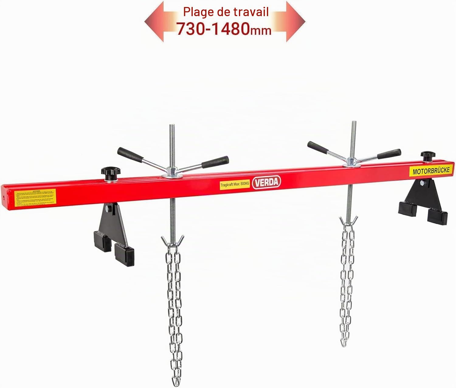 Sellnet Moteur Pont Aile Traverse Support Moteur 500 kg Moteur Pelle Moteur Traverse