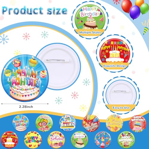 Épingles pour anniversaire et décoration de fête à la maison