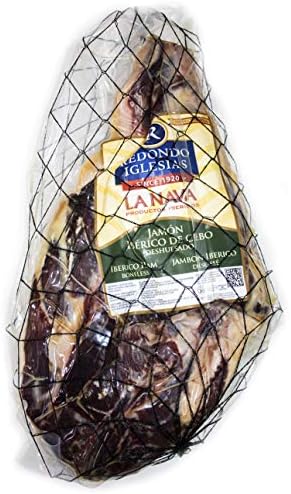 Jamon Ibérico Grass Fed - La Nava - Boneless 11 Lb - 36 months aged - Dry cured Ham - Spain Gourmet Delicatessen - 1 unit