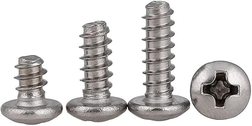 Miniatura 6 de Tornillos autorroscantes de cola redonda cruzada, tornillos autorroscantes de cola, M1M1.7M2M3M3.5M4M5. Tornillo electrónico pequeño -M28 (50 piezas)