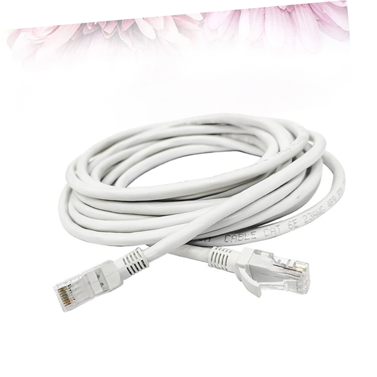Cavo Ethernet Cat6 da 50 Metri Bianco in Plastico e Rame
