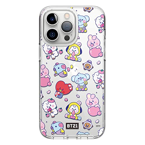 elago l BT21 Hybrid Case Compatible with iPhone 14 Pro Max 6.7 Inch, Durable Full Body Protection, Raised Lip (Screen & Camera Protection) [Official Merchandise] [7 Flavors]