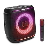 JBL PartyBox Encore 2 Bluetoothスピーカー ワイヤレス 最大15時間再生 AUX-IN ギター入力 USB入力 IPX4 防滴 マイク1本付 アプリ対応 JBLPBENCORE2JN（ブラック）