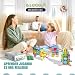 Imagen de Mini mundos® Bloques Magnéticos Construcción Niños Pack de 70 Piezas Construcciones magnéticas Steam Juguetes Educativos 3 4 8 Años Montessori Magnetic Blocks & Magnetic Tiles