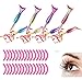Produktbild Liuer 4PCS Wimpernzange Meerjungfrau Süßes Muster mit 30 Stück Wimpernzange Ersatzpads Ersatzgummis für Mädchen Frauen Make-up