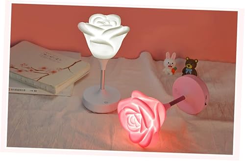 Miniatura 4 de Luces rojas rosas LED lámparas de noche lámpara decorativa interior Led rosa roja boda lámpara de mesa táctil lámpara de mesa lámpara de noche LED