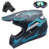 Motocross Helmet Fashion Youth Dirt Bike Helmet Unisex-Adult ATV Off-Road Mountain Bike Motorcycle R
