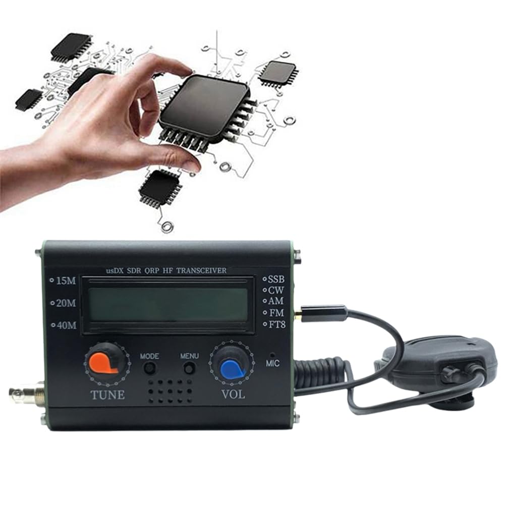 USDX SDR ORP HF R1.02W 5W 40M 15M 20M 3 pasma SDR Wszystkie tryby USB, LSB, CW, HF SSB QRP Transceiver z mikrofonem